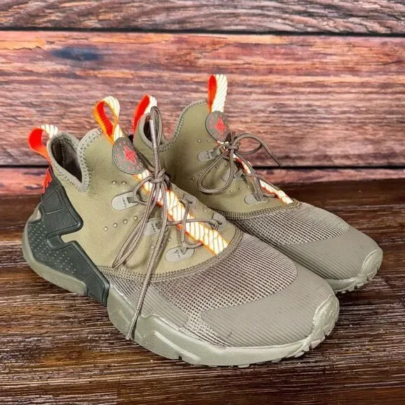 Nike Huarache Drift GS 'Olive' as 7Y - Picture 1 of 9